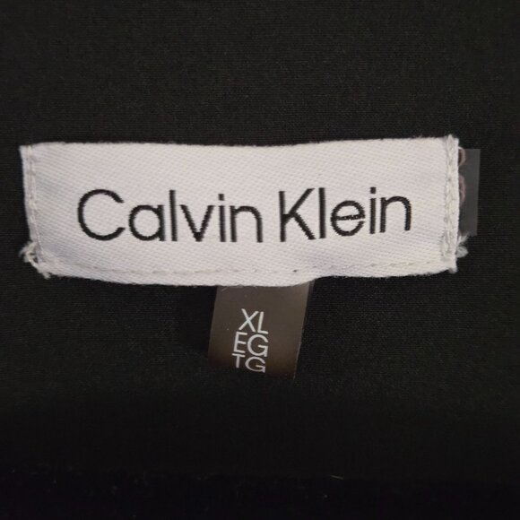 Calvin Klein Black Performance 1/2 Zip Jacket Closet Staple All Season Size XL - Picture 7 of 9
